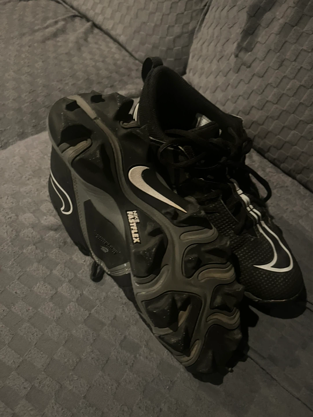 Nike Alpha boys baseball Cleats Black - photo 3