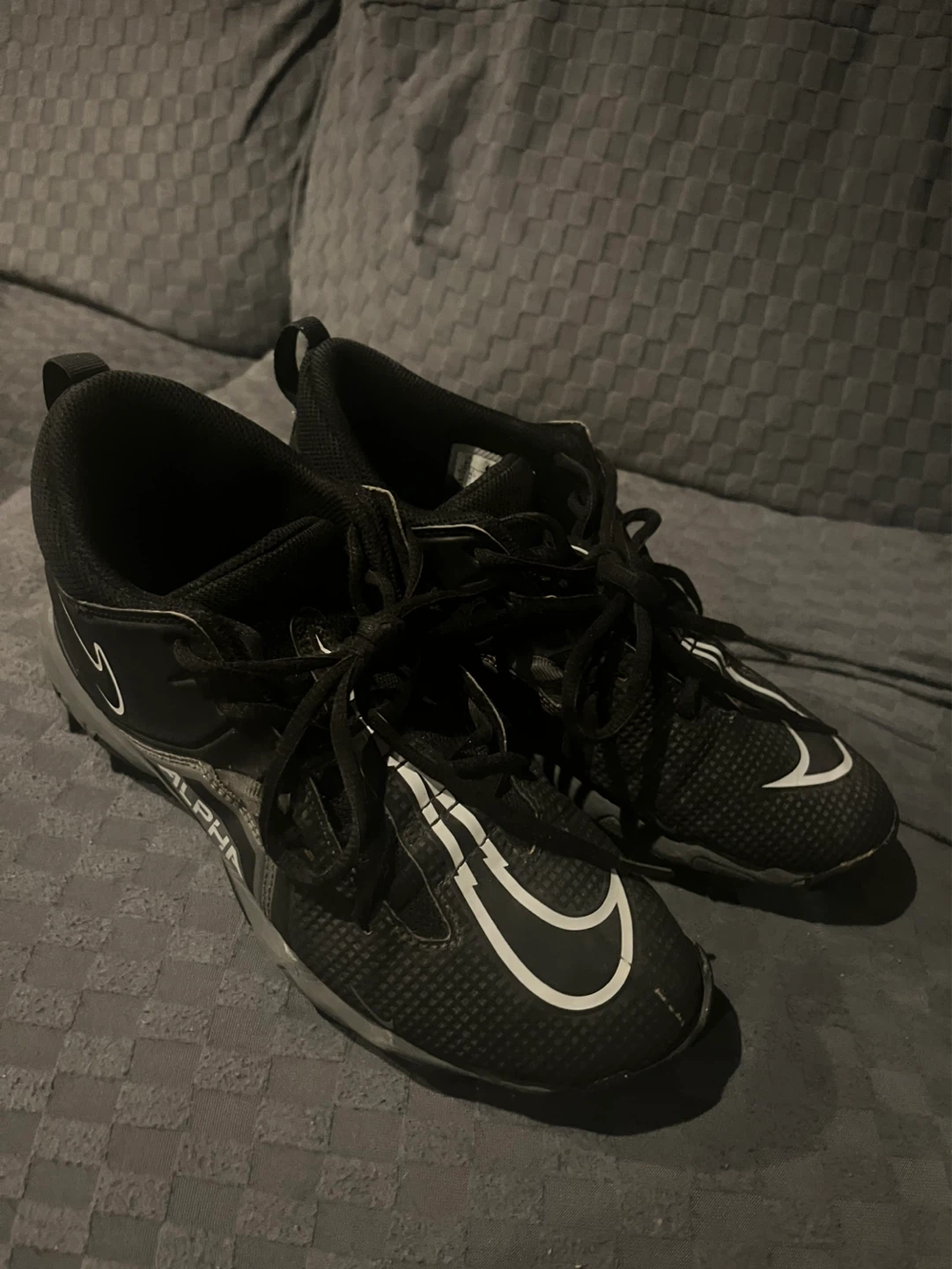 Nike Alpha boys baseball Cleats Black - photo 2