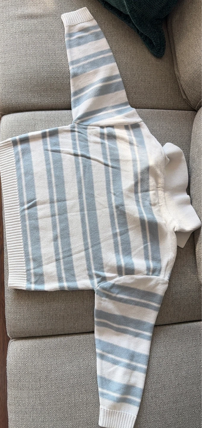 Mango Striped Collared Sweater - photo 2