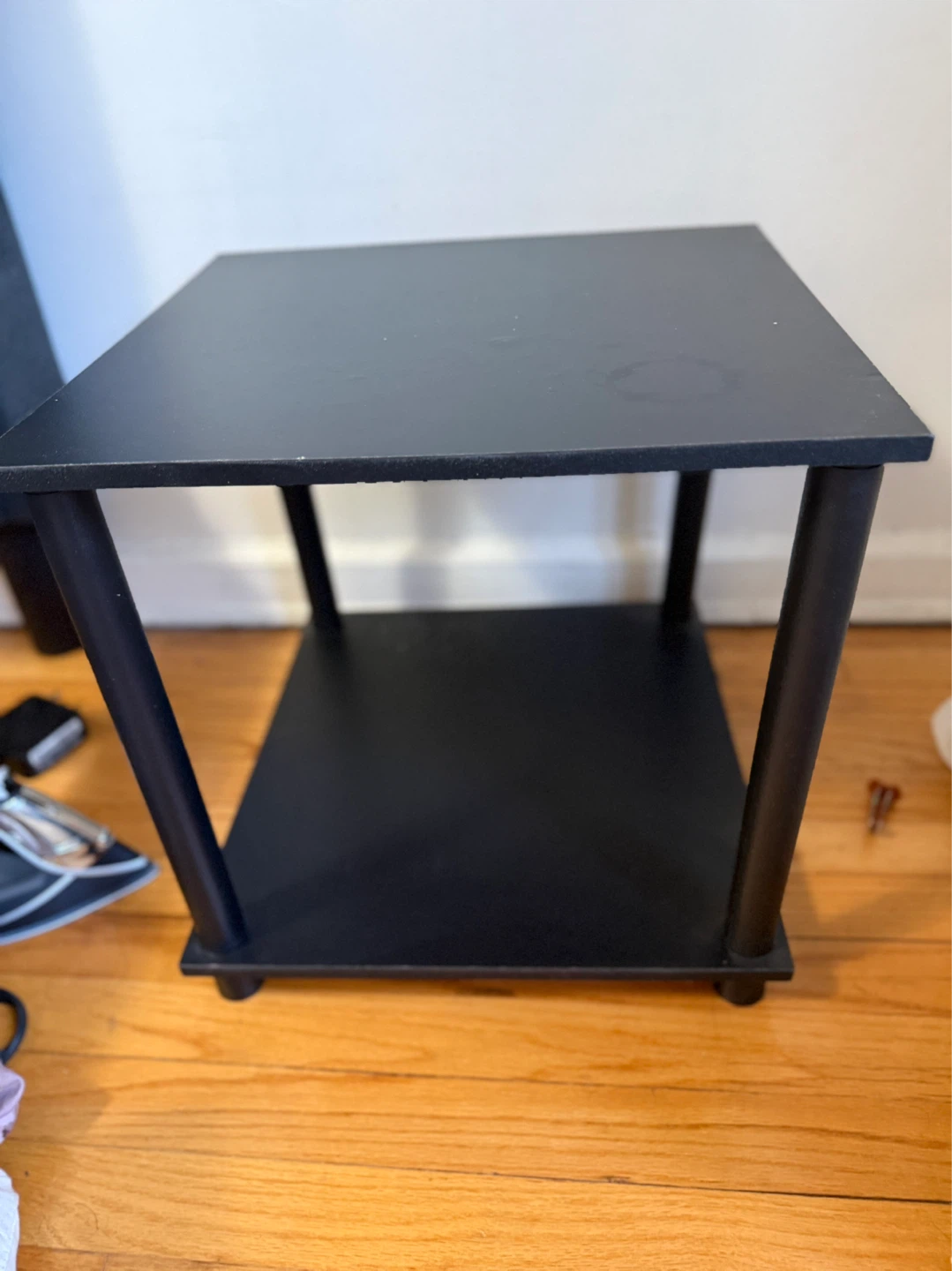 Black Two-Tiered End Table