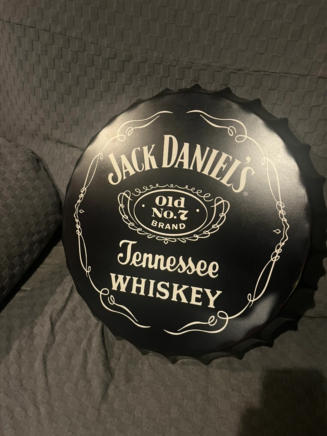 Jack Daniel's Old No. 7 Tennessee Whiskey Bottle Cap wall deco