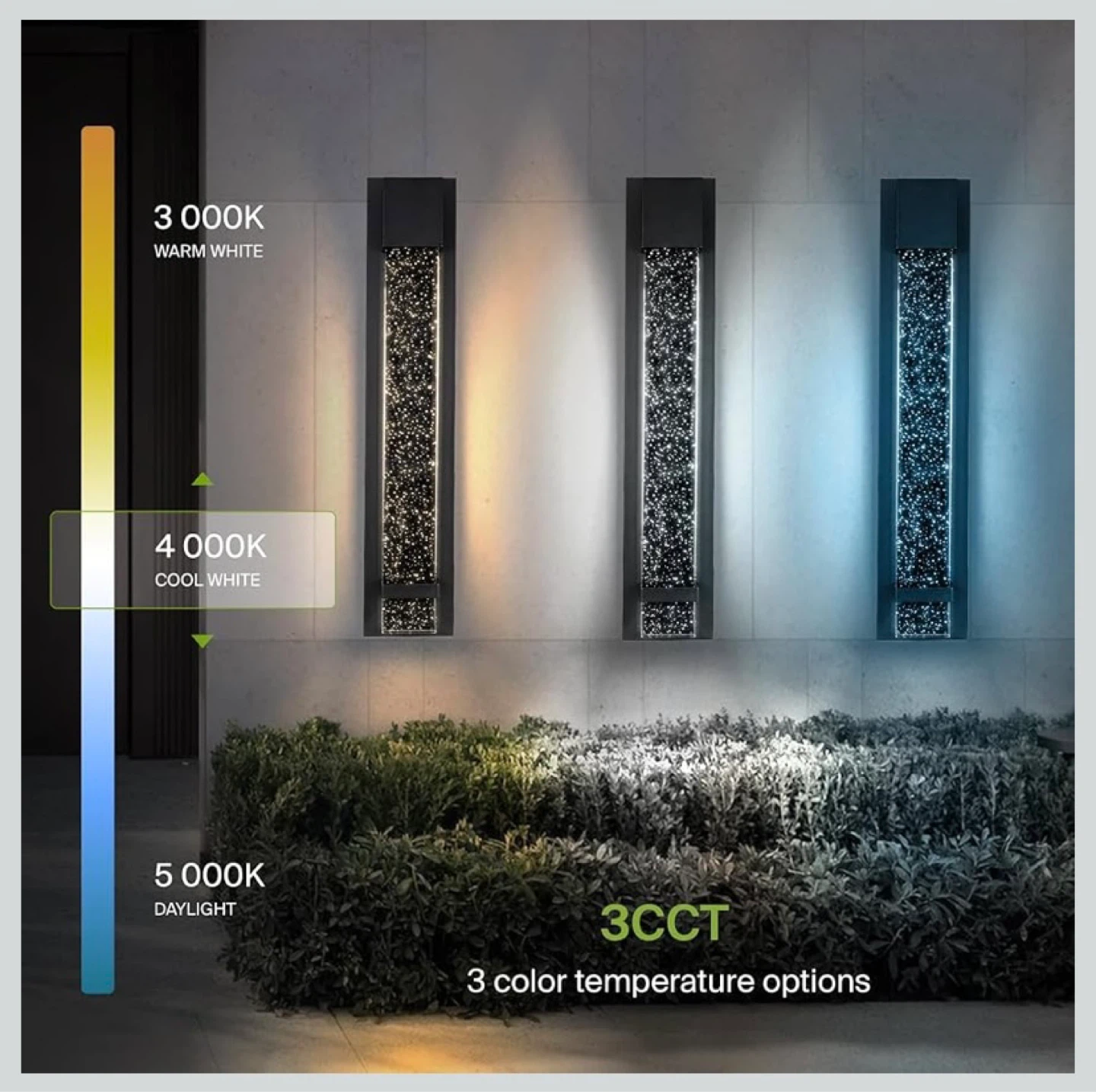 New ASD LED 24" Bubble Glass Outdoor Wall Light Fixture - photo 4
