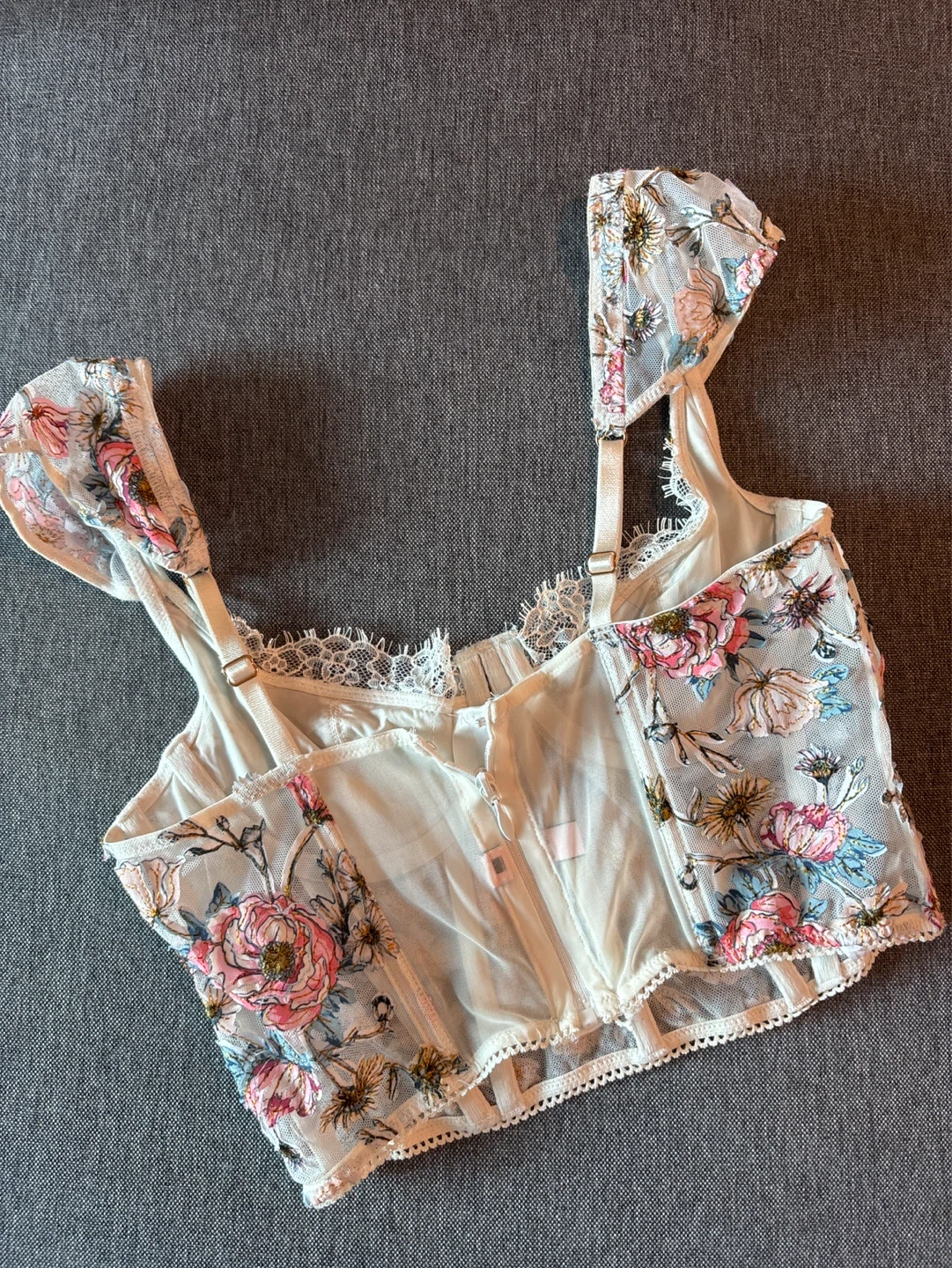 Victoria's Secret Floral Corset Top - photo 3