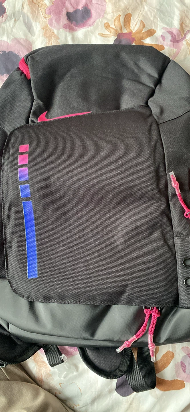 Nike Elite Backpack Black Pink Blue - photo 2