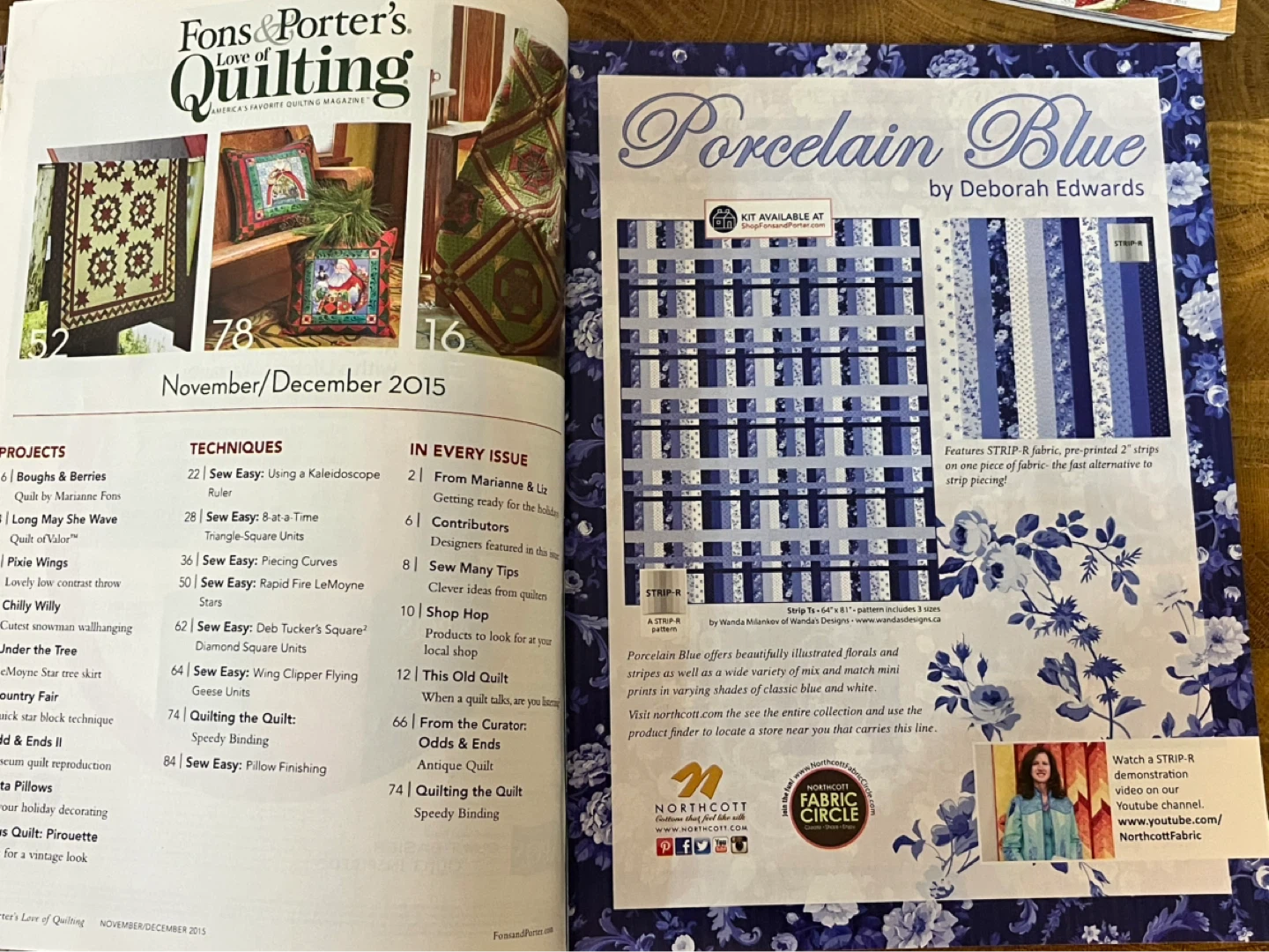 ✨Complete✨ Love of Quilting Magazine Collection - 2015 - photo 4