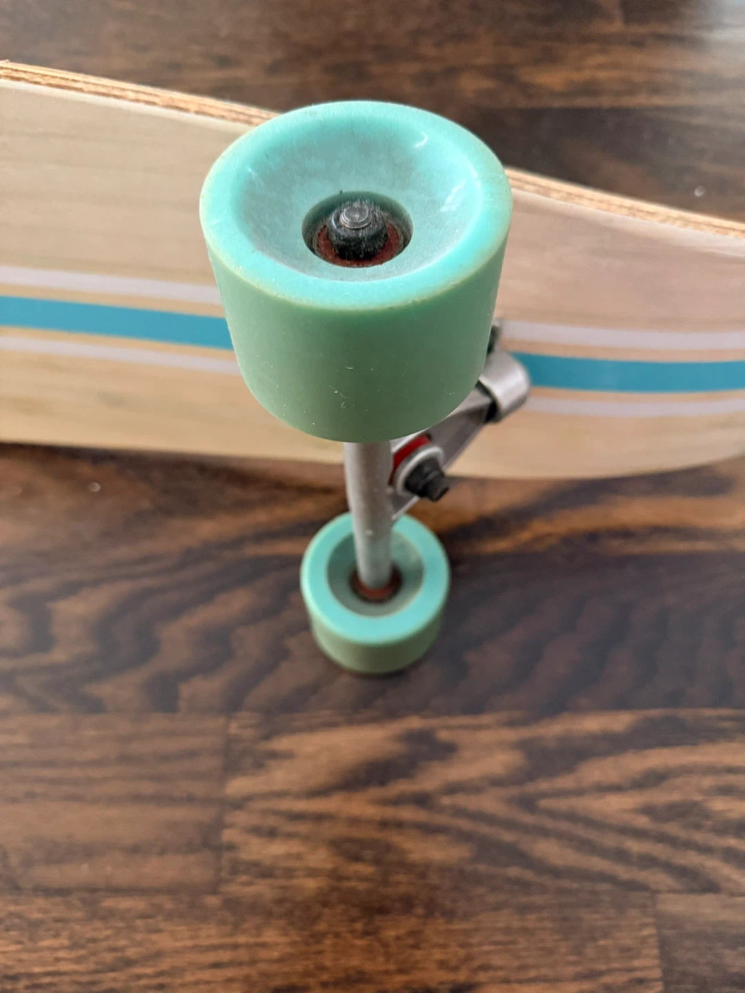 Cruiser Skateboard with Teal Wheels - photo 4