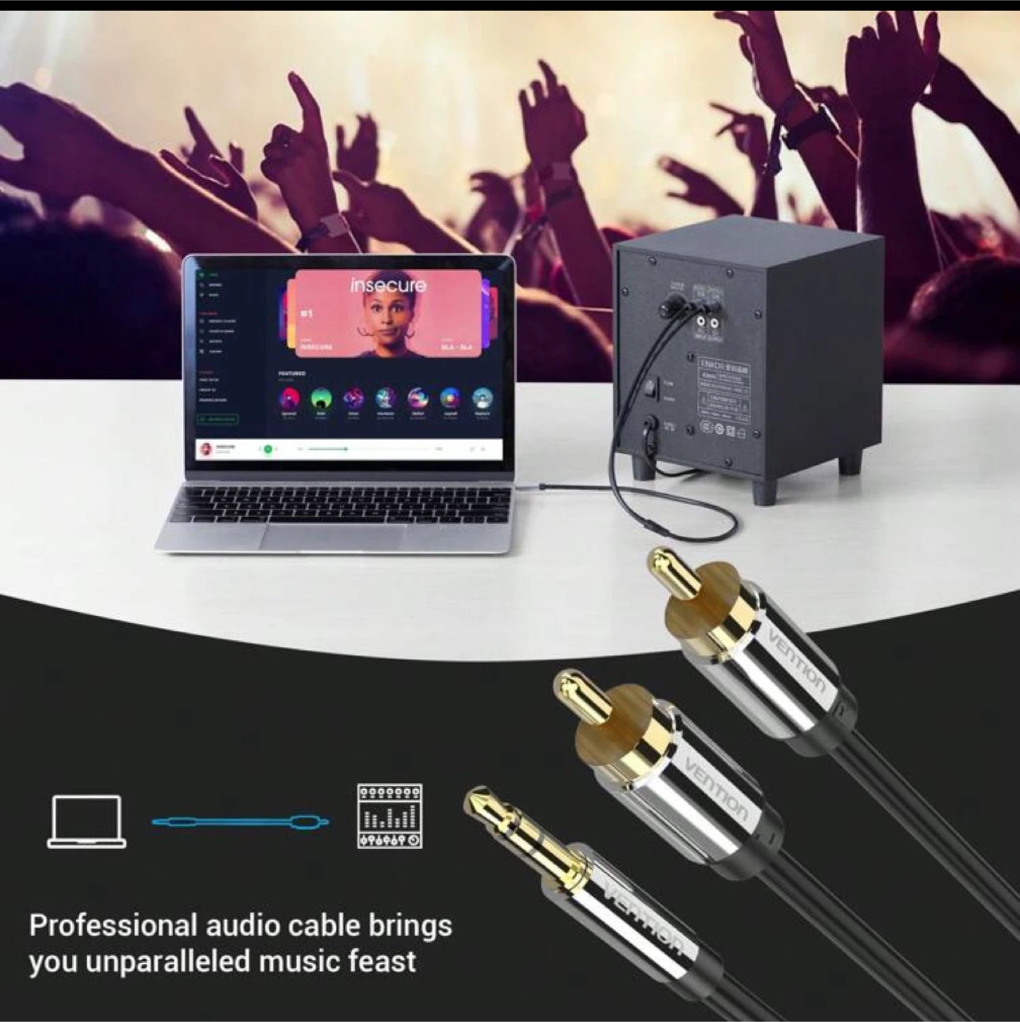 Vention 3.5mm to 2RCA Audio Cable - photo 3