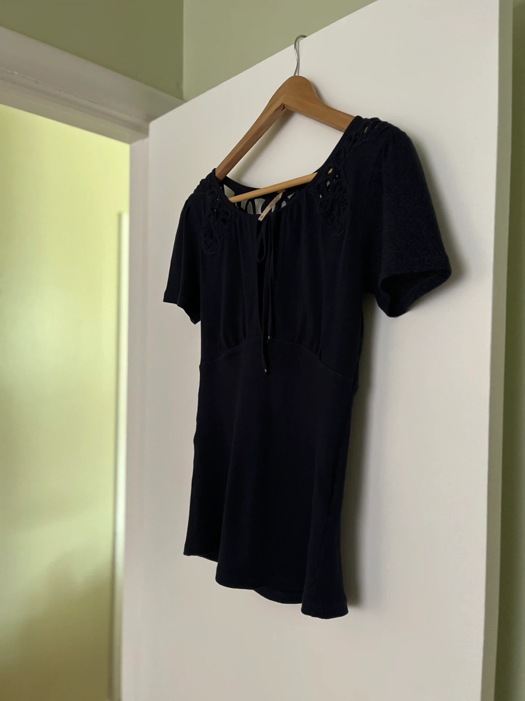 Free People Navy Blue Cotton Top (S) - photo 5