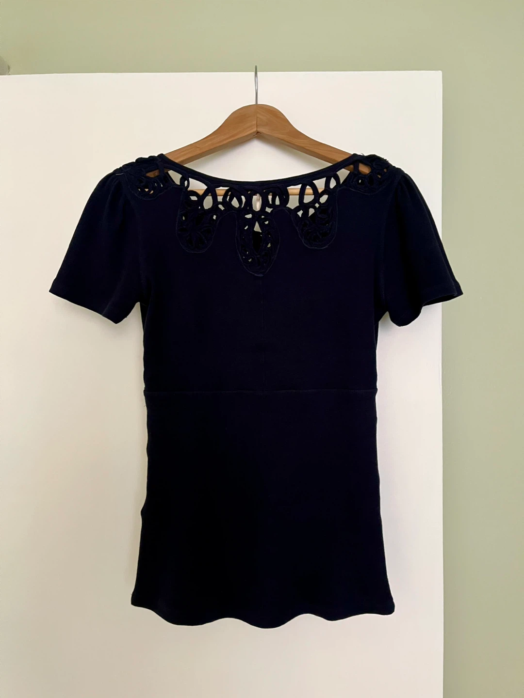 Free People Navy Blue Cotton Top (S) - photo 3