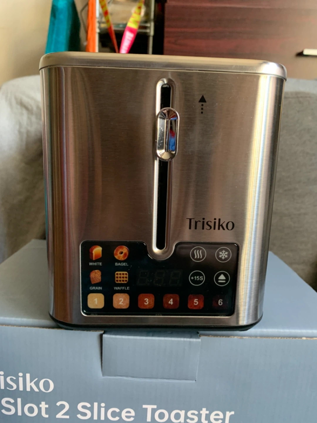 Trisiko 2 Slot 2 Slice Toaster Stainless Steel ST-265TCM-UL - photo 3