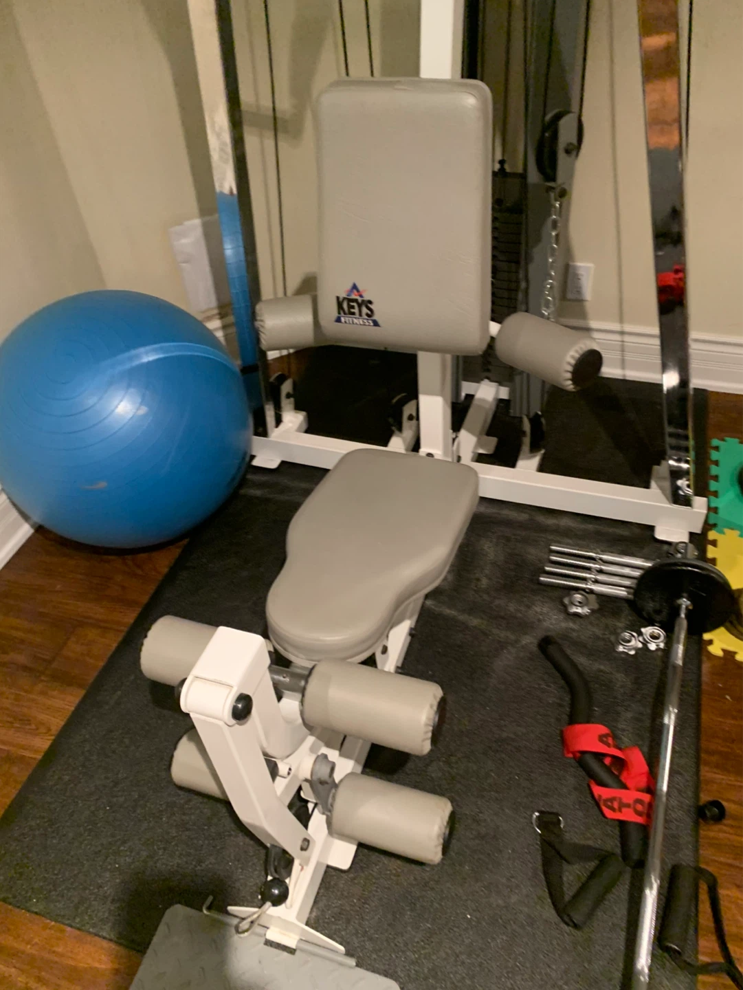 Keys Fitness Home Gym Machine 300 Lb weights - photo 2
