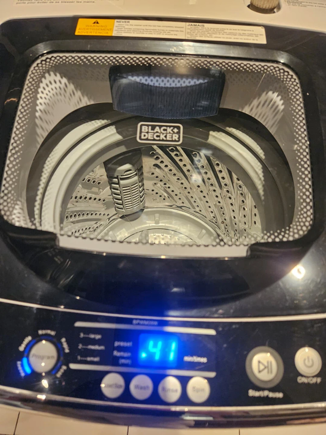 👕 BLACK+DECKER 0.9 cu. ft. Portable Washer - 6.6lbs Capacity - photo 2