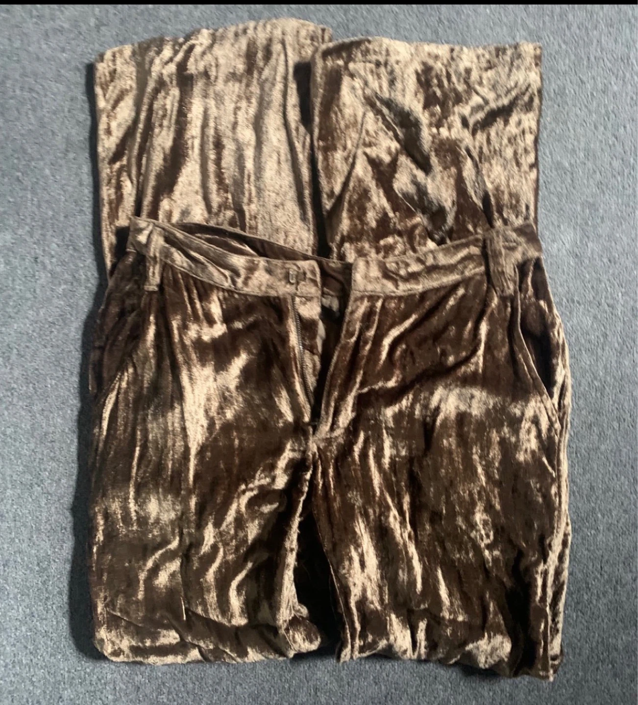 Nicholas K dressy gold pants - vintage
