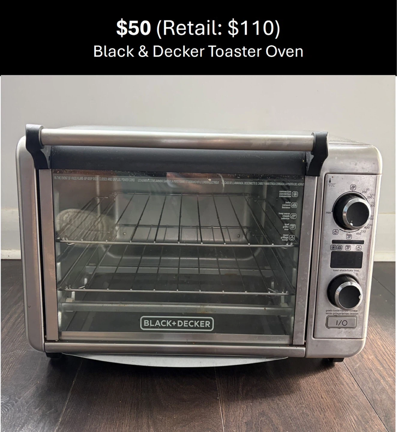 Black & Decker Toaster Oven