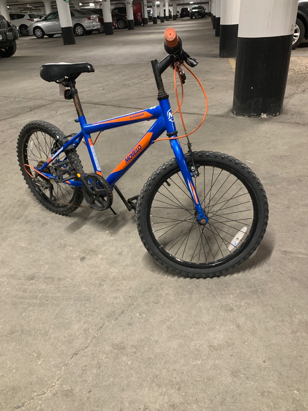 Movelo Blue and Orange Kids Bike
