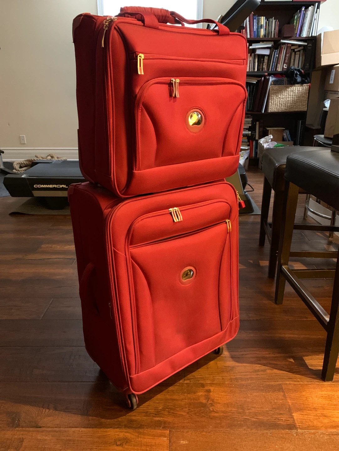 Delsey Collections Red Luggage Set