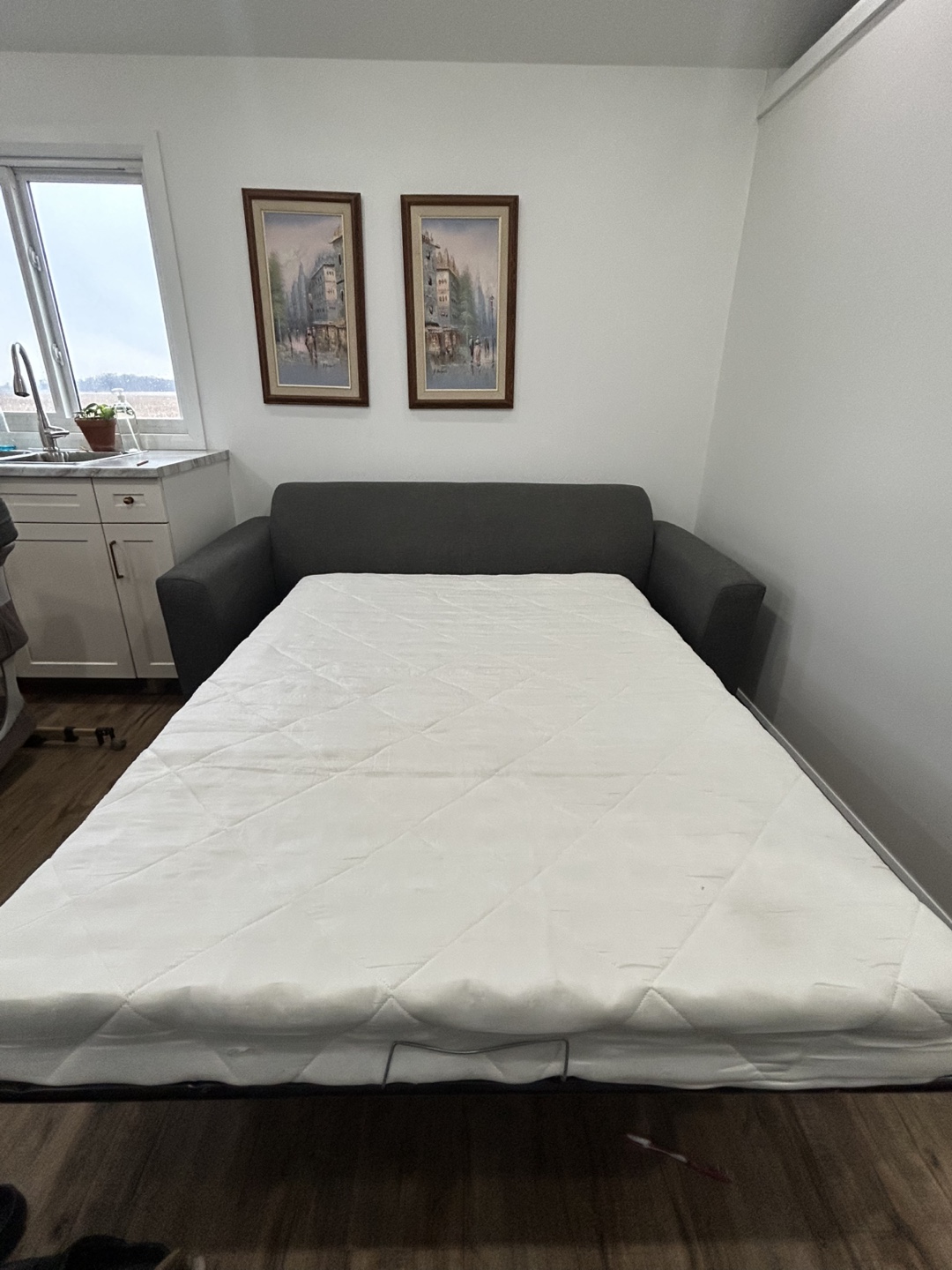Grey Sofa Bed - photo 2