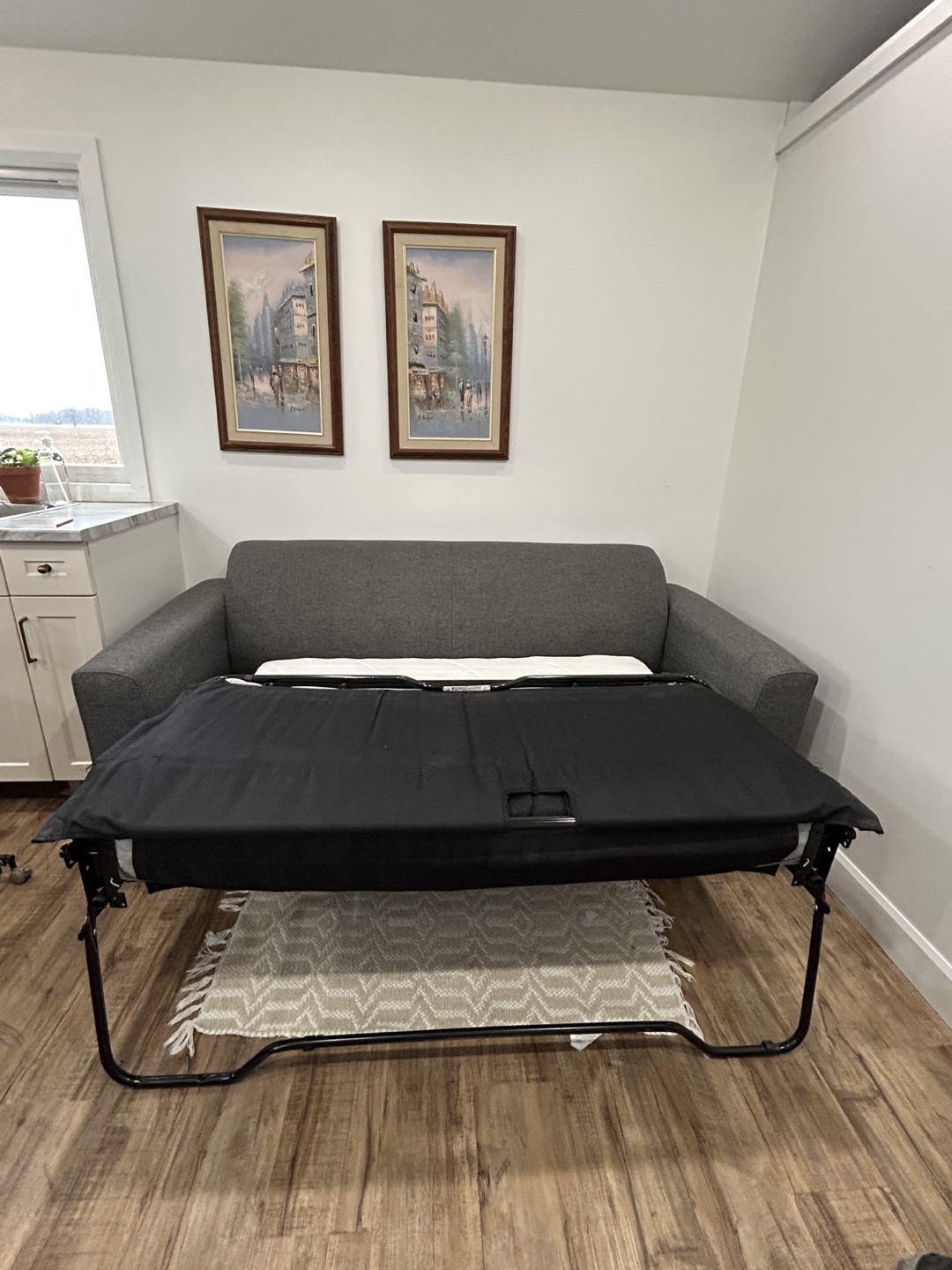 Grey Sofa Bed - photo 3