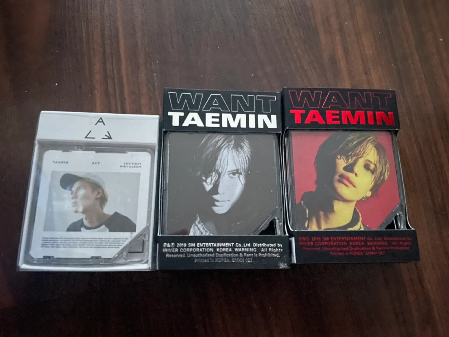 TAEMIN SHINee Kihno Albums (ACE & WANT)