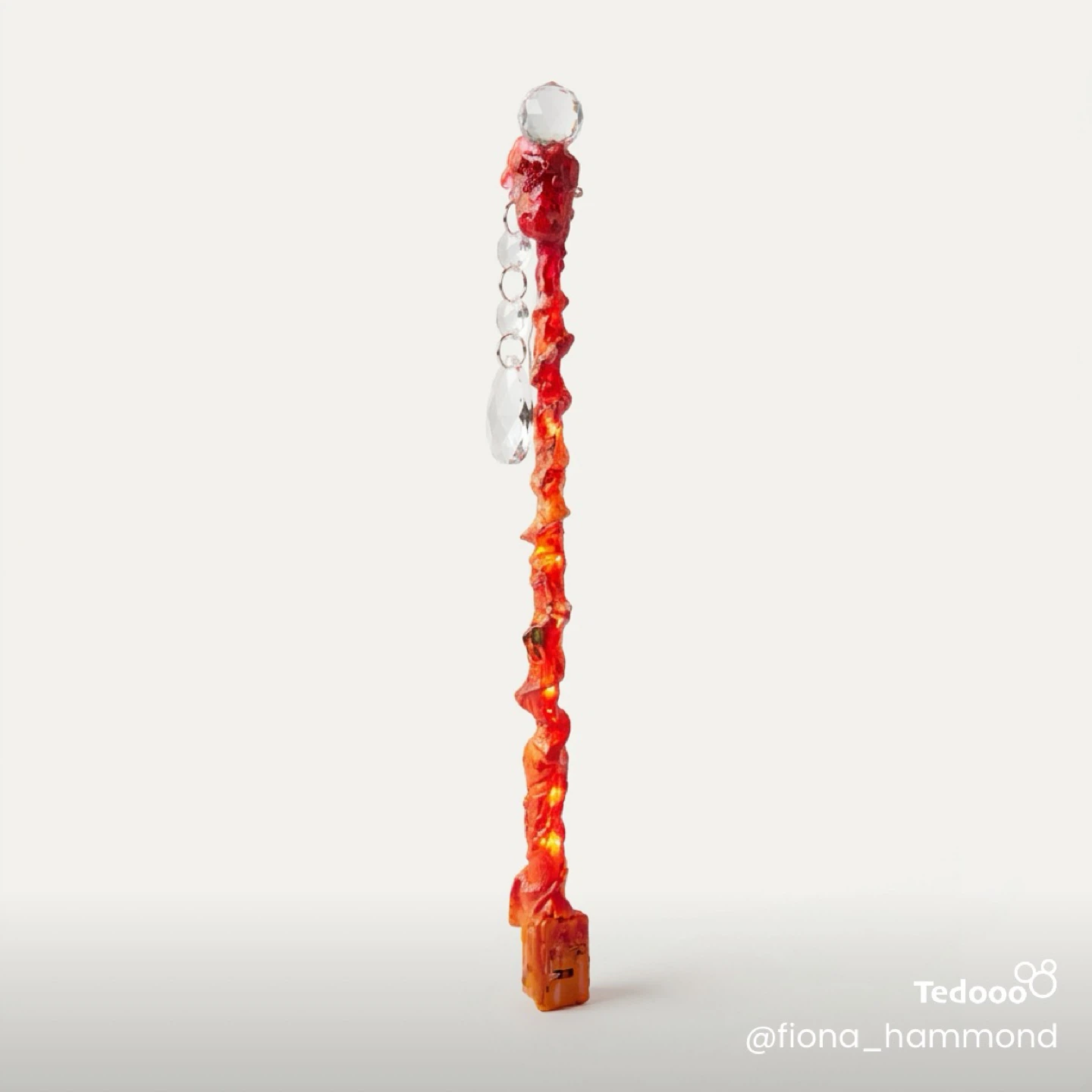 Red Crystal Dangle Wand - photo 2