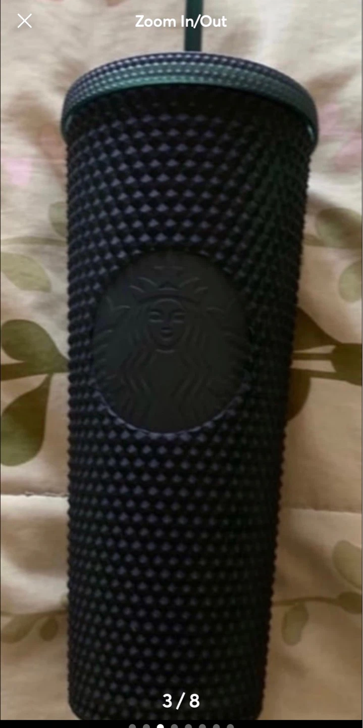 Starbucks 2022 Matte Dark Emerald Green Studded Venti Tumbler - photo 3