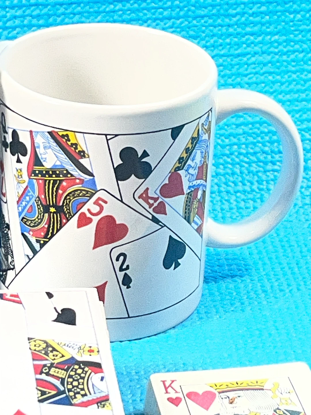 16-Piece Poker / Casino Night Novelty Drinkware & Card Set - photo 3