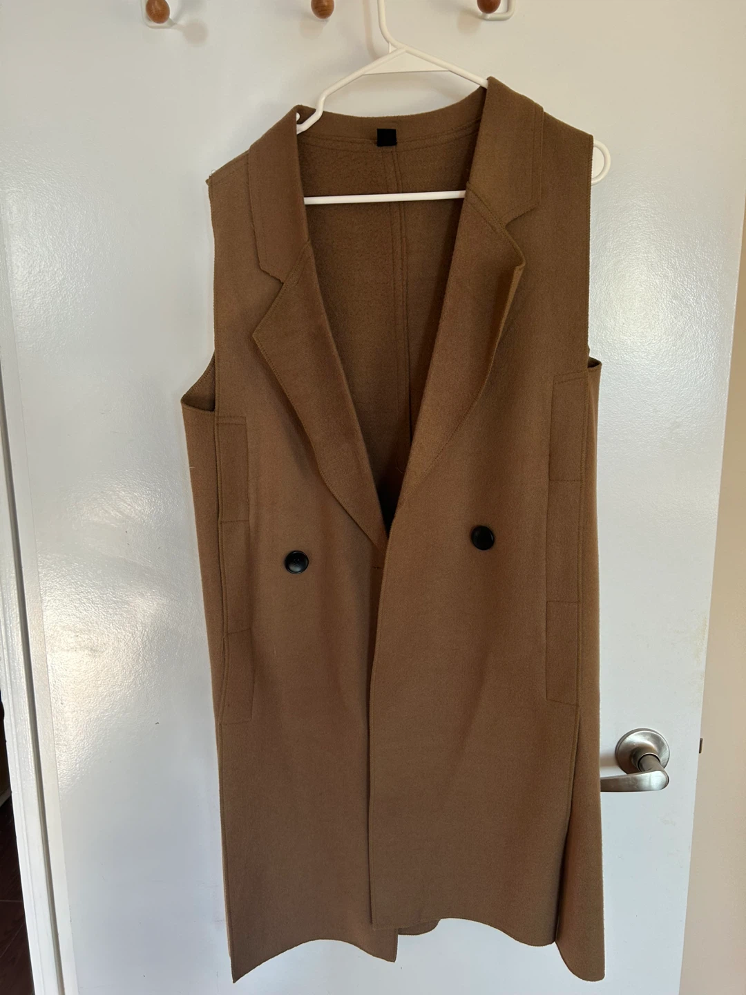 Brown Sleeveless Vest