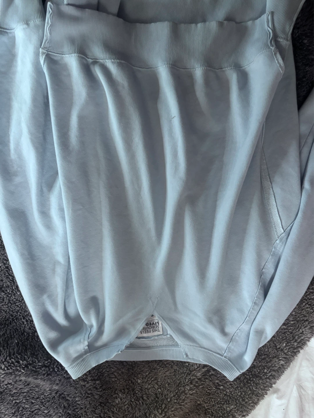 American Eagle Outfitters L/G Light Blue Pullover Sweatshirt - photo 3