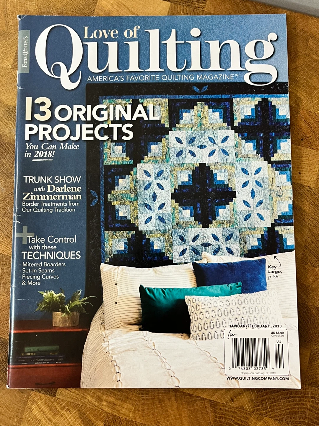 ✨Complete✨ Love of Quilting Magazine Collection - 2018 - photo 3