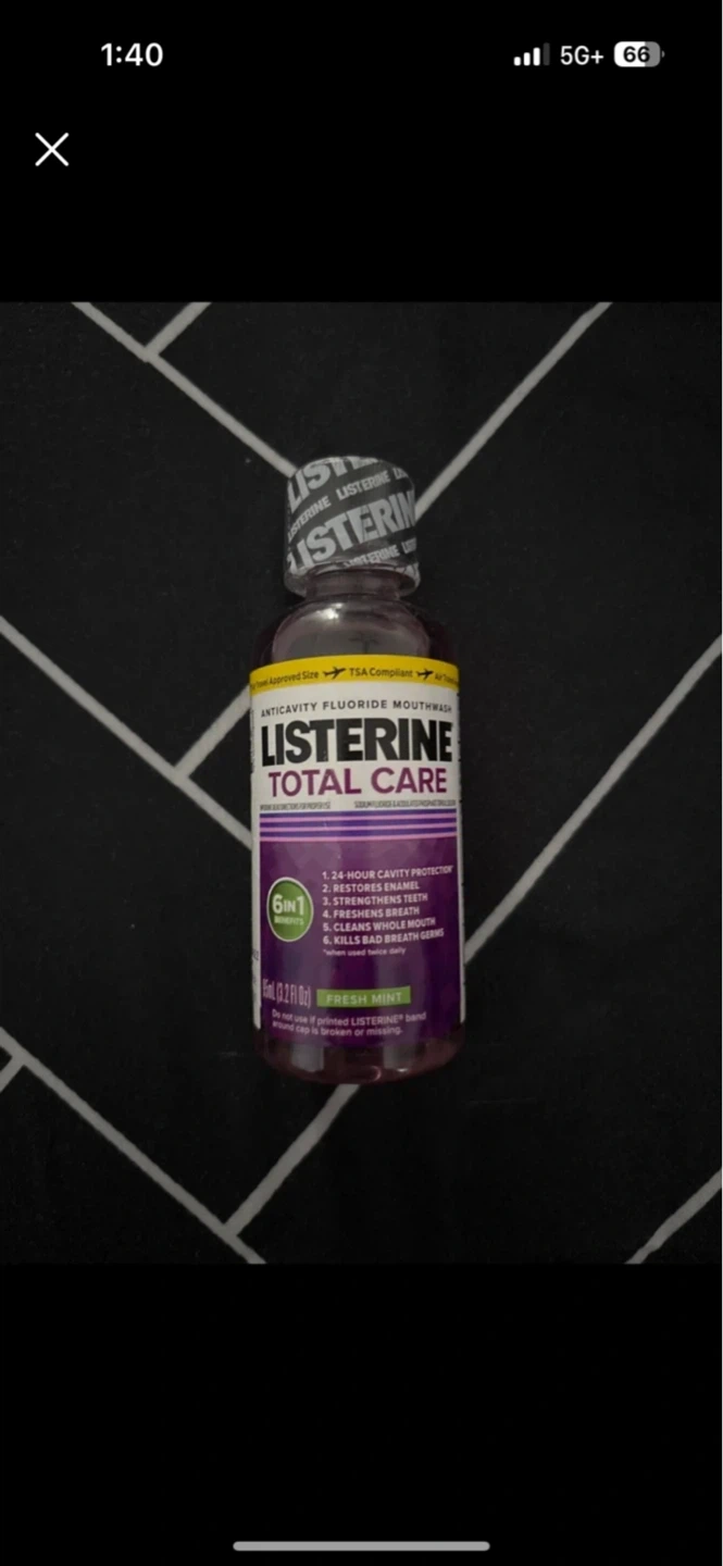 Listerine Total Care Fresh Mint Antivavity Mouthwash 16.9 oz