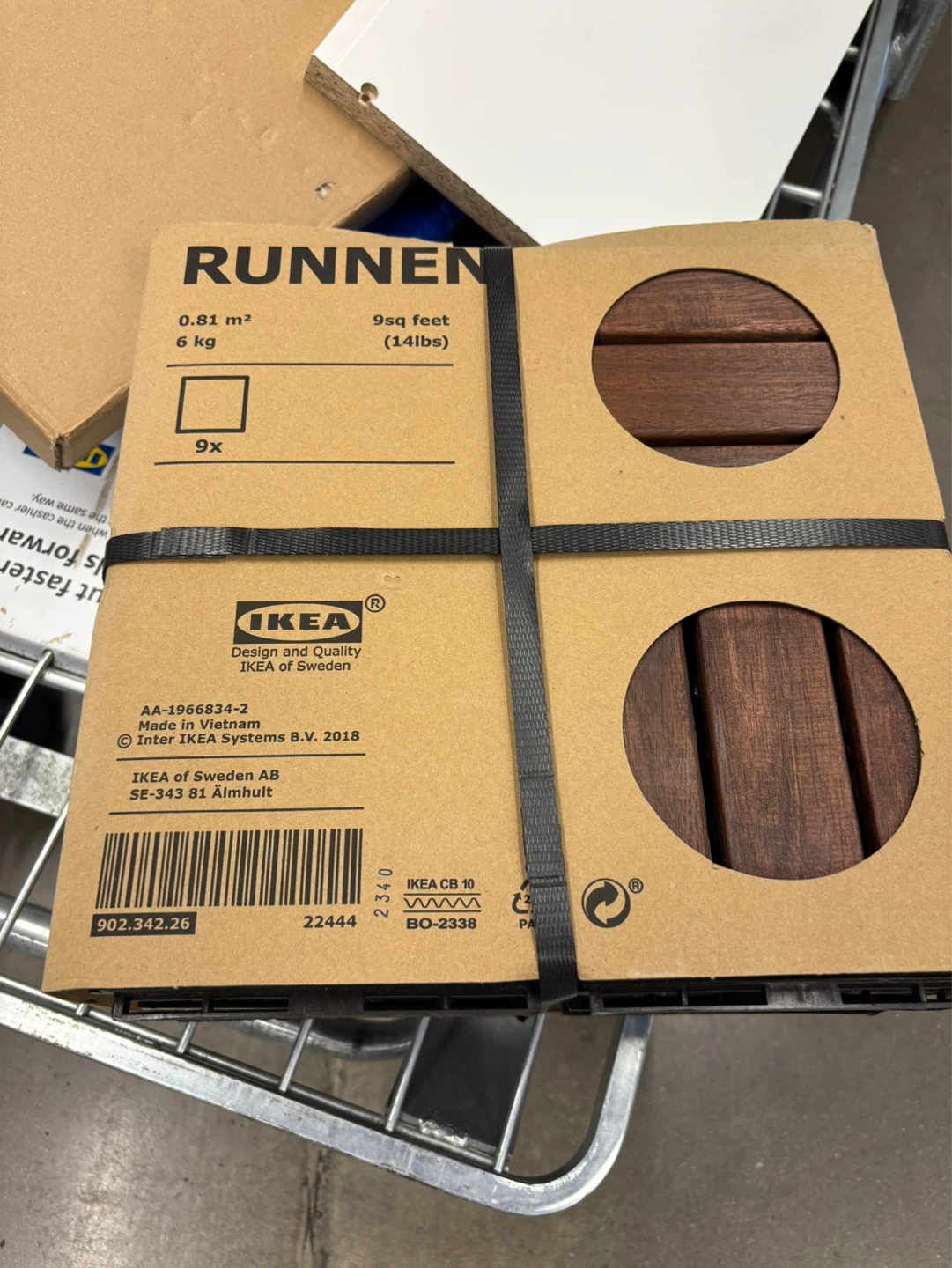 IKEA RUNNEN Outdoor Decking Tiles