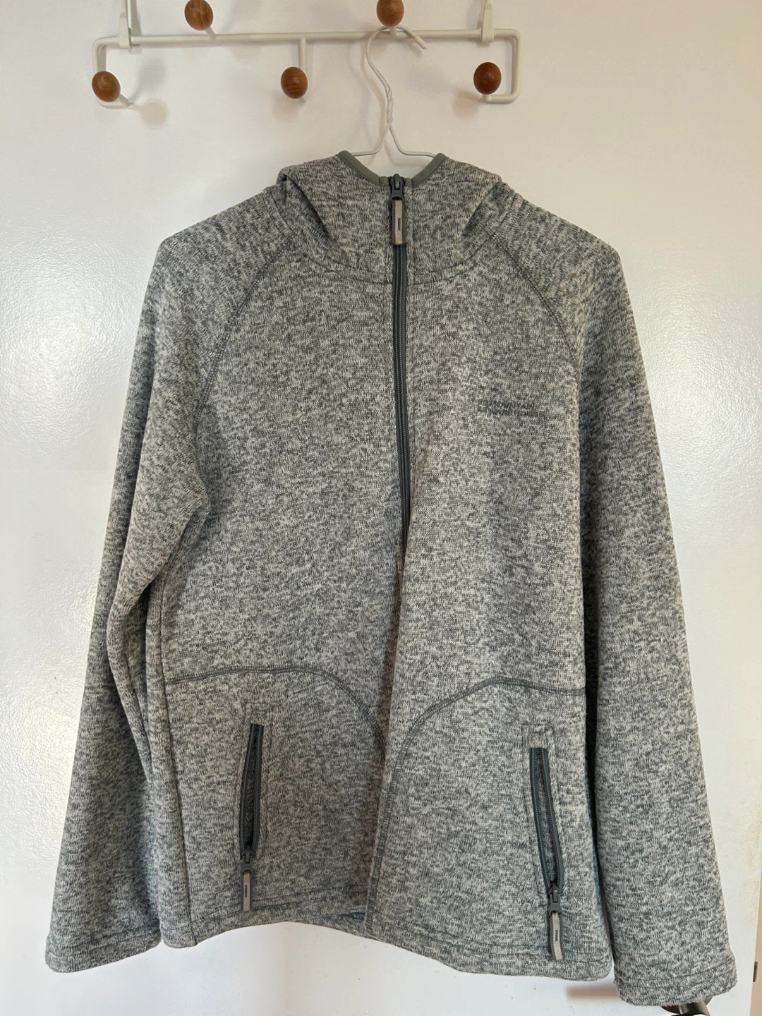 Grey Fleece Hoodie