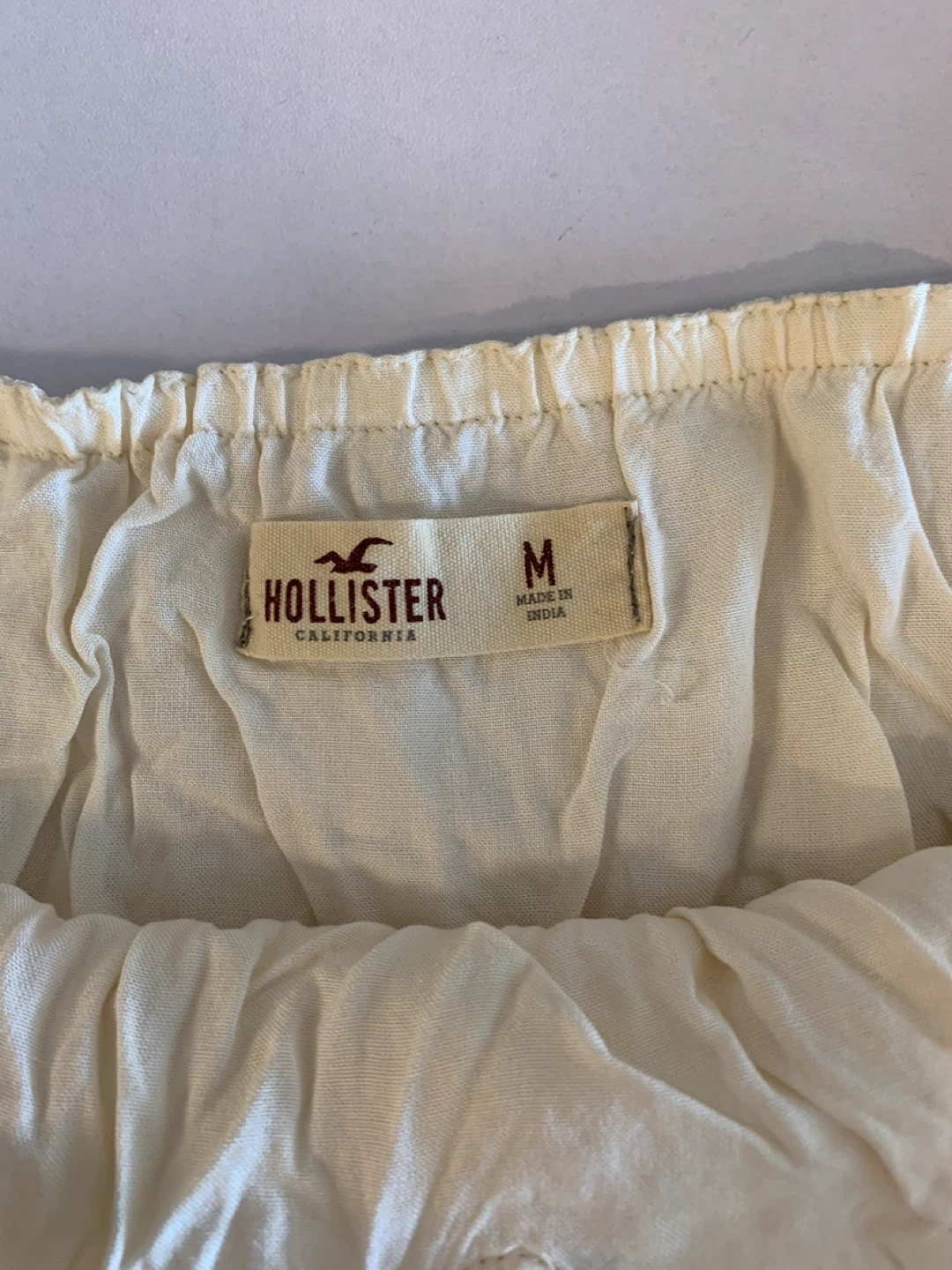 Hollister Cream Lace Trim Slip Dress - Size M - photo 3