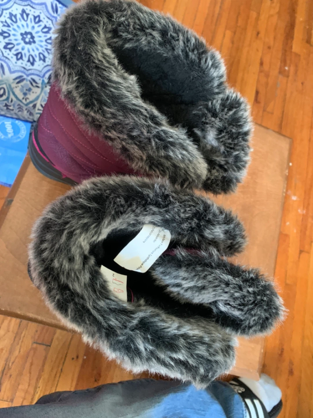 Kamik Womens Purple Winter Snow Boots with Faux Fur Trim - photo 4