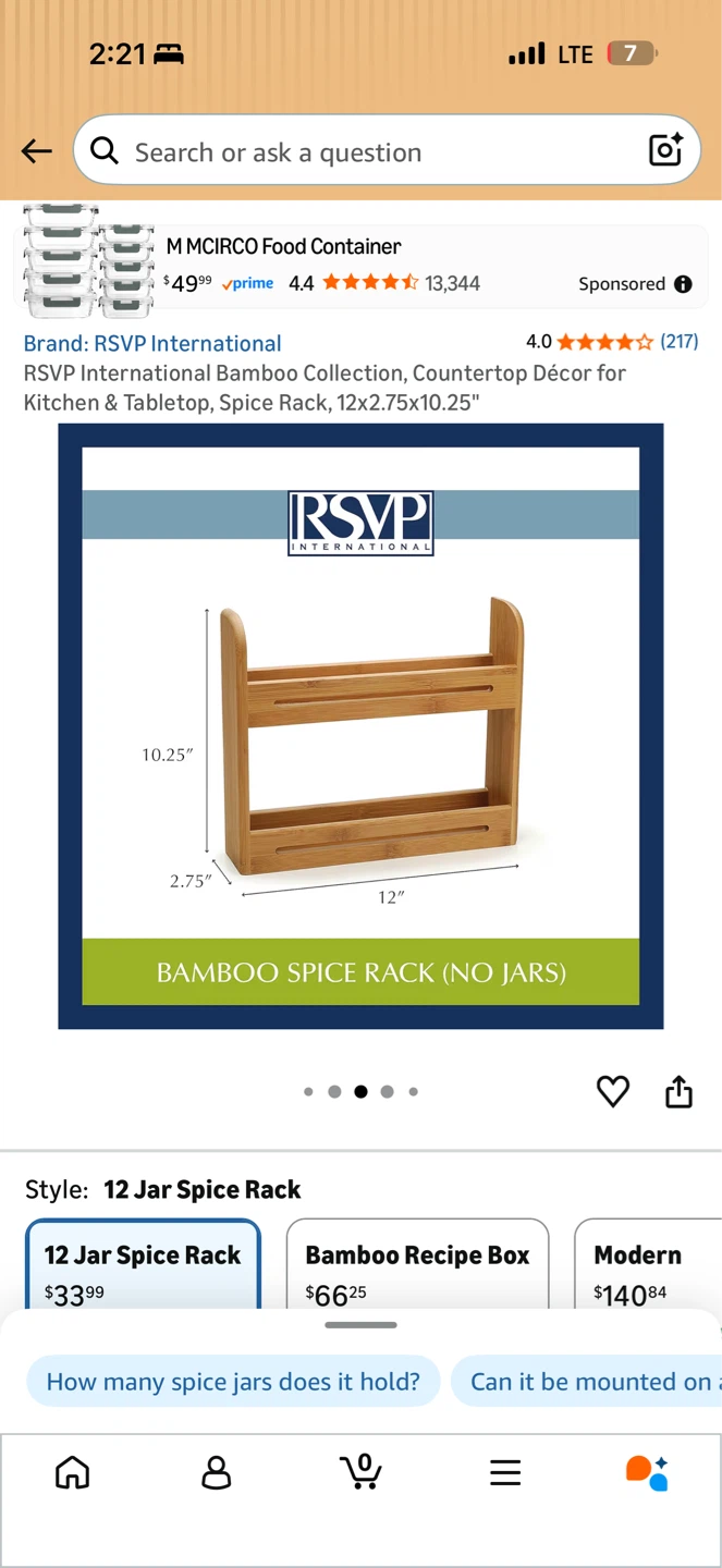 Spice rack