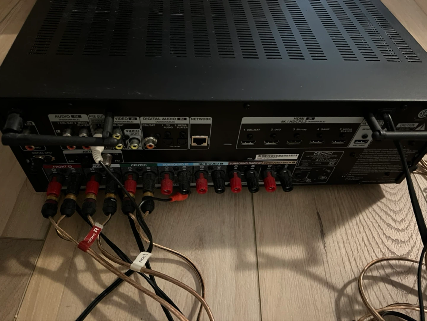 Denon AVR-S750H Integrated Network AV Receiver - photo 4
