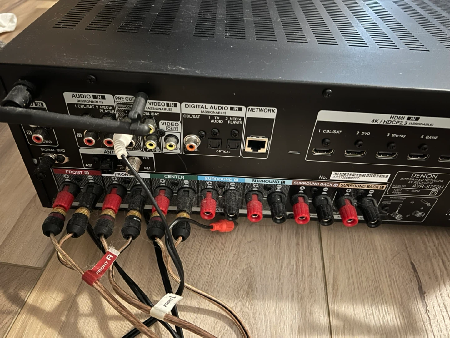 Denon AVR-S750H Integrated Network AV Receiver - photo 3