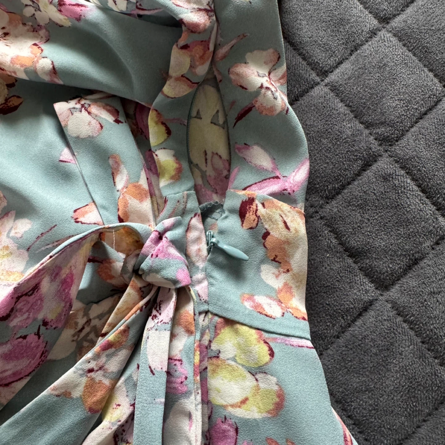 ONLY brand  floral wrap dress LARGE - photo 5