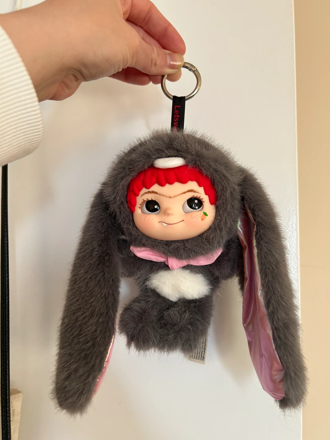 Letsvan Plush Bunny Character Keychain
