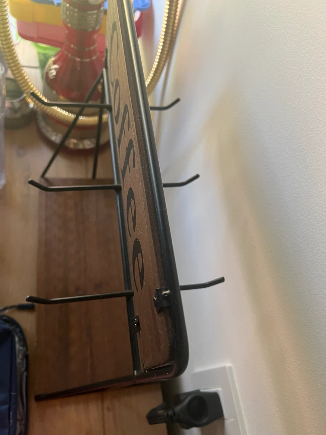 Coffee Mug Holder with Wood Sign - photo 2