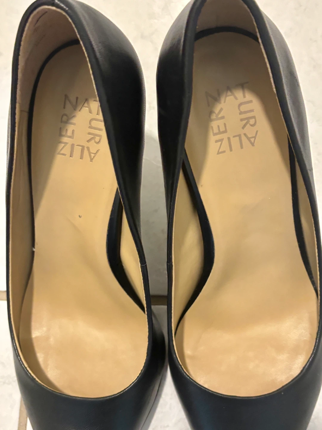 Naturalizer Black Leather Pumps - photo 2
