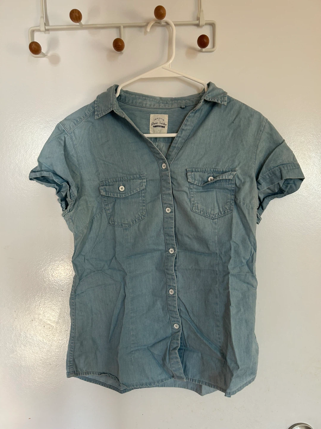 Blue Jean Button-Up Shirt