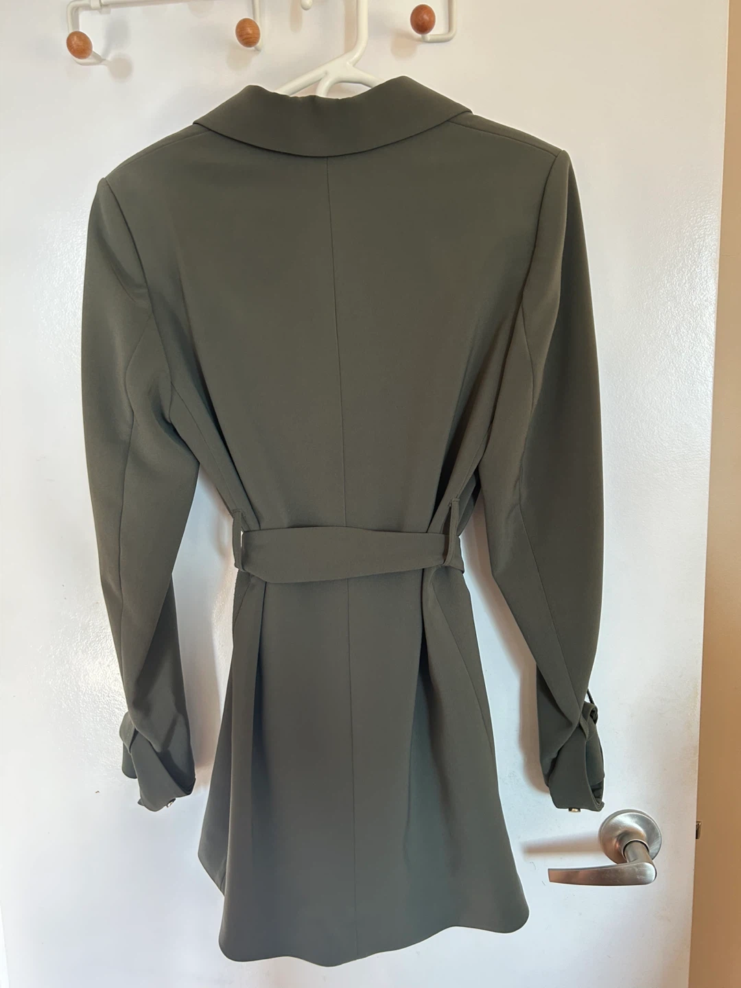 H&M Green Belted Blazer Dress - photo 2