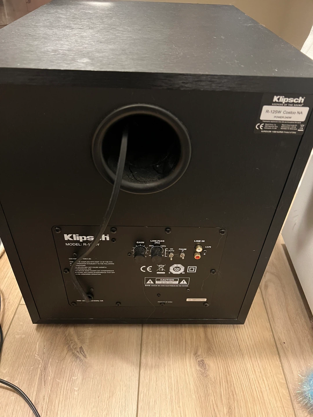 Klipsch R-12SW Powered Subwoofer - photo 3
