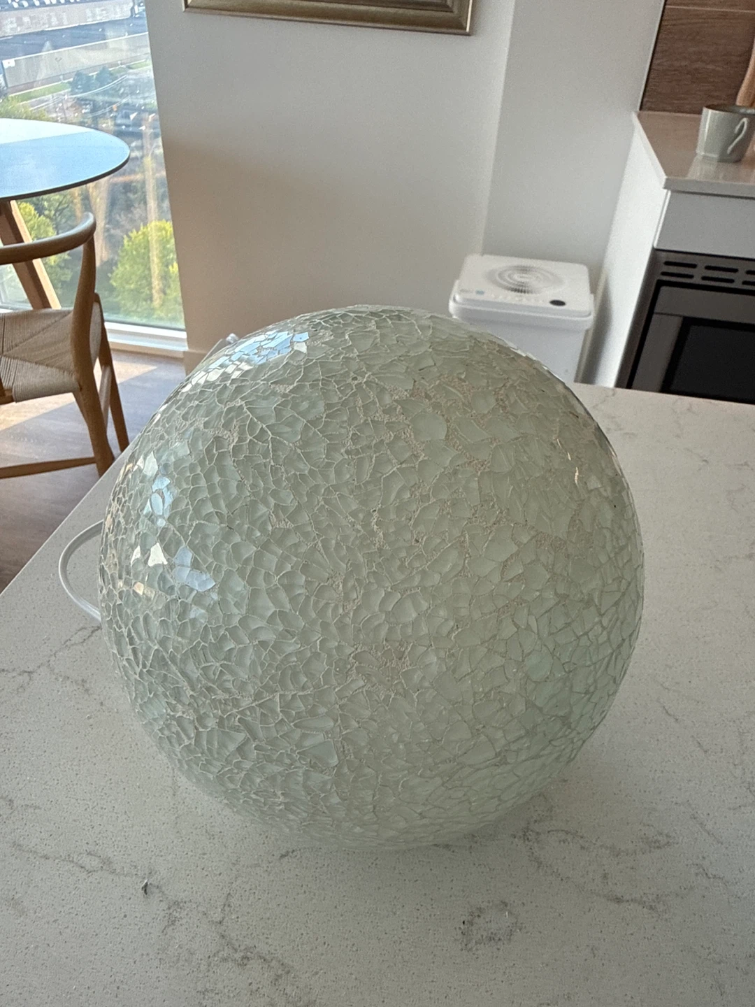 Mosaic Glass Sphere Decor Lamp + Smart Bulb