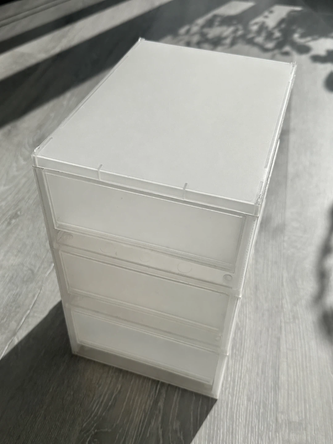 Polypropylene Storage Case Drawer Shallow 3 Drawers