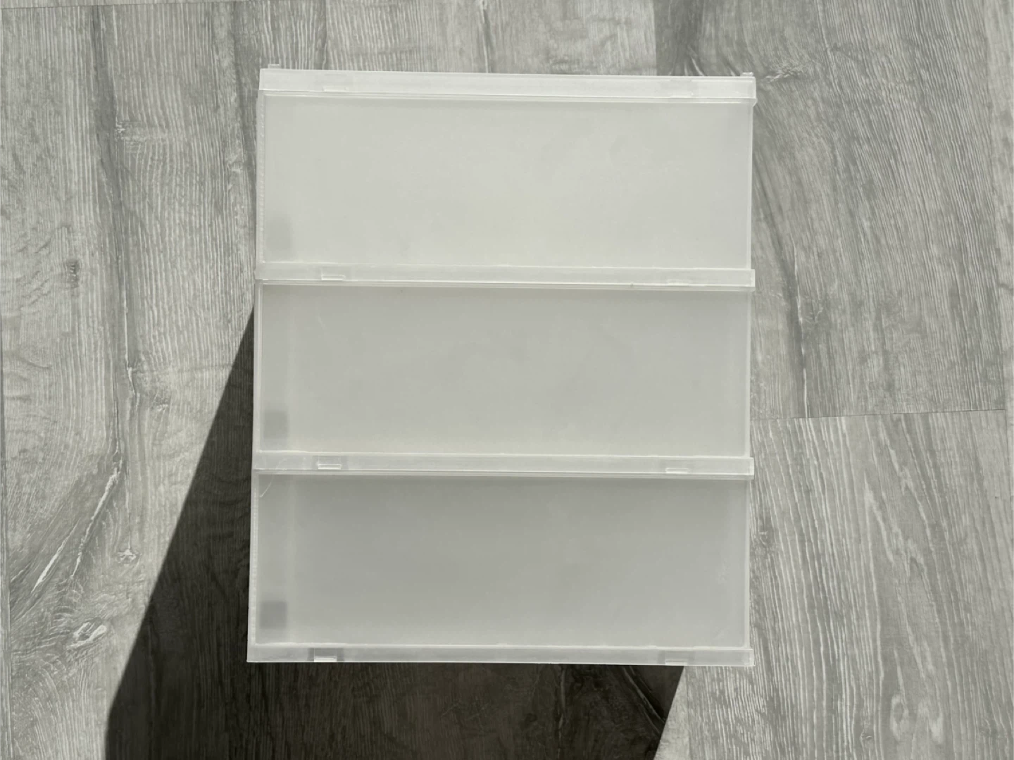 Polypropylene Storage Case Drawer Shallow 3 Drawers - photo 3