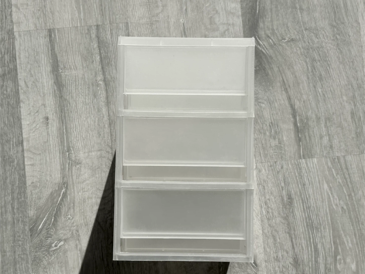 Polypropylene Storage Case Drawer Shallow 3 Drawers - photo 2