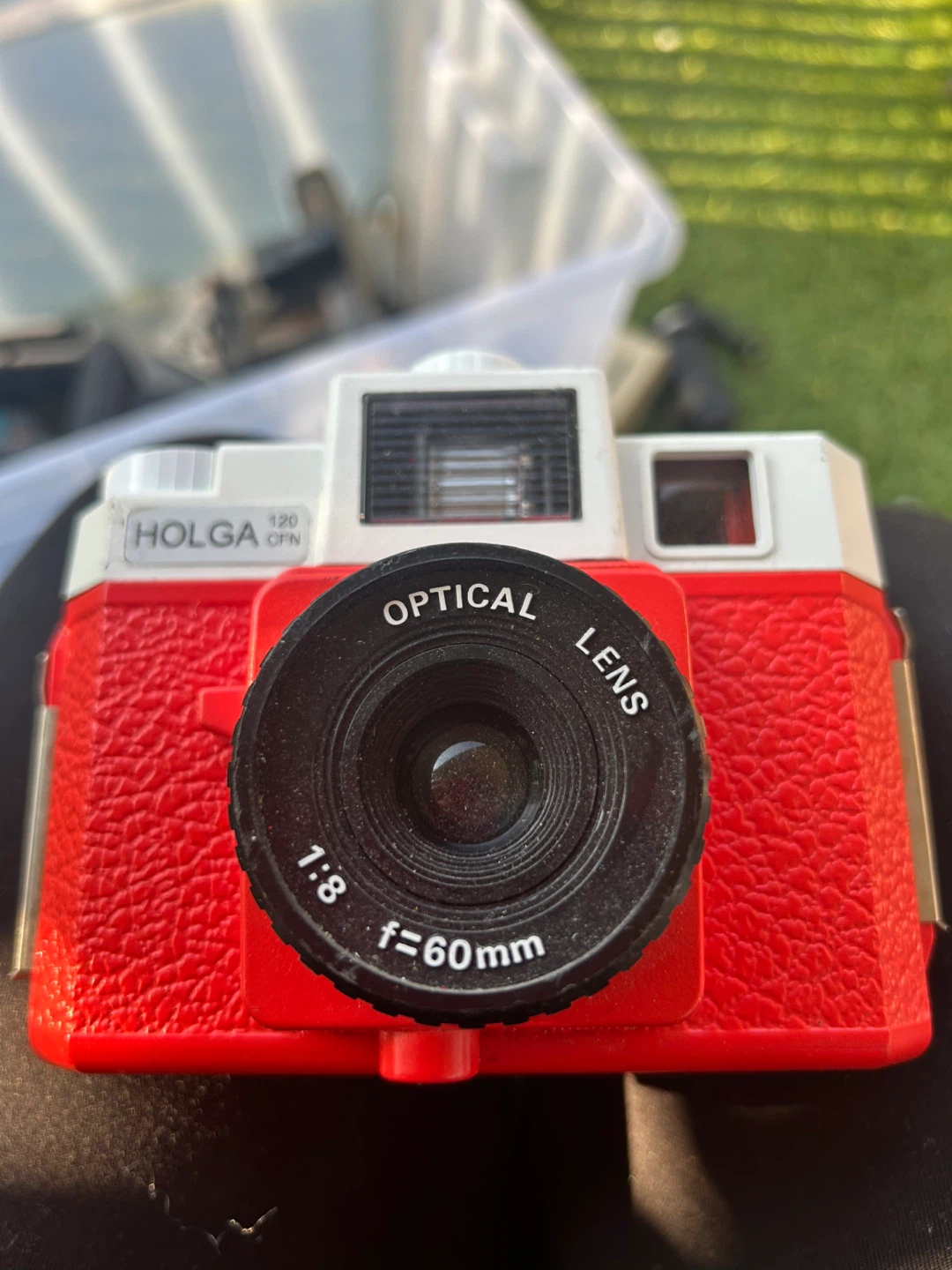 Decorating Holga 120 CFN Medium Format Camera