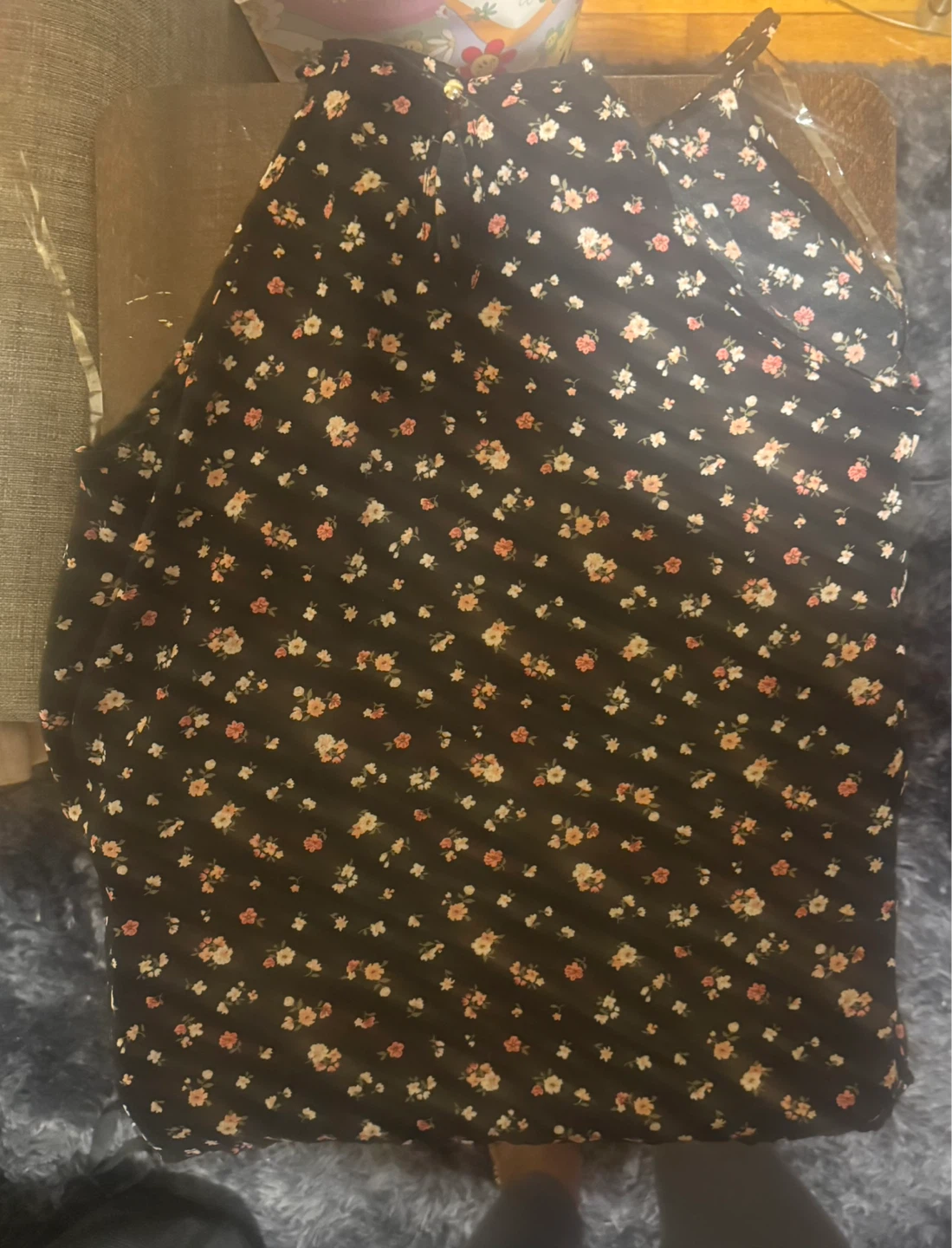 Paper Moon floral halter top